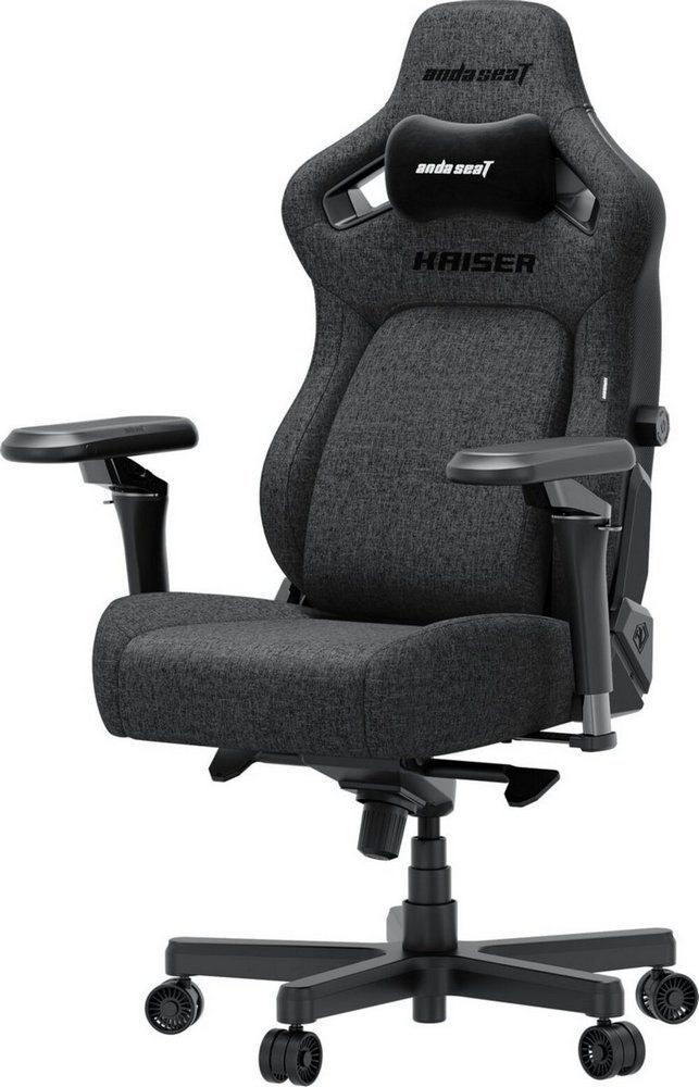 Крісло для геймерів Anda Seat Kaiser 4 V2 Size XL PVC Dark Gray Fabric (AD12YDDC-XLL-20-GB-CF-03) Anda Seat купити в Україні