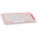 Клавіатура бездротова Logitech Pop Icon Keys Rose (920-013073) Logitech &mdash; фото