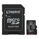 Карта памяти MicroSDXC 64GB UHS-I Class 10 Kingston Canvas Select Plus R150MB/s + SD-адаптер (SDCS3/64GB) Kingston &mdash; фото