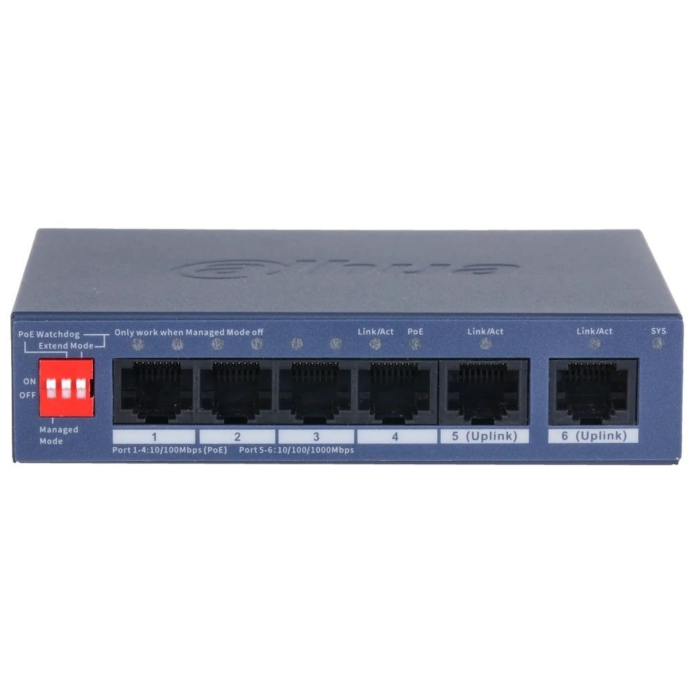 Комутатор Dahua DH-CS4006-4ET2GT-36 PoE DAHUA Technology купити в Україні