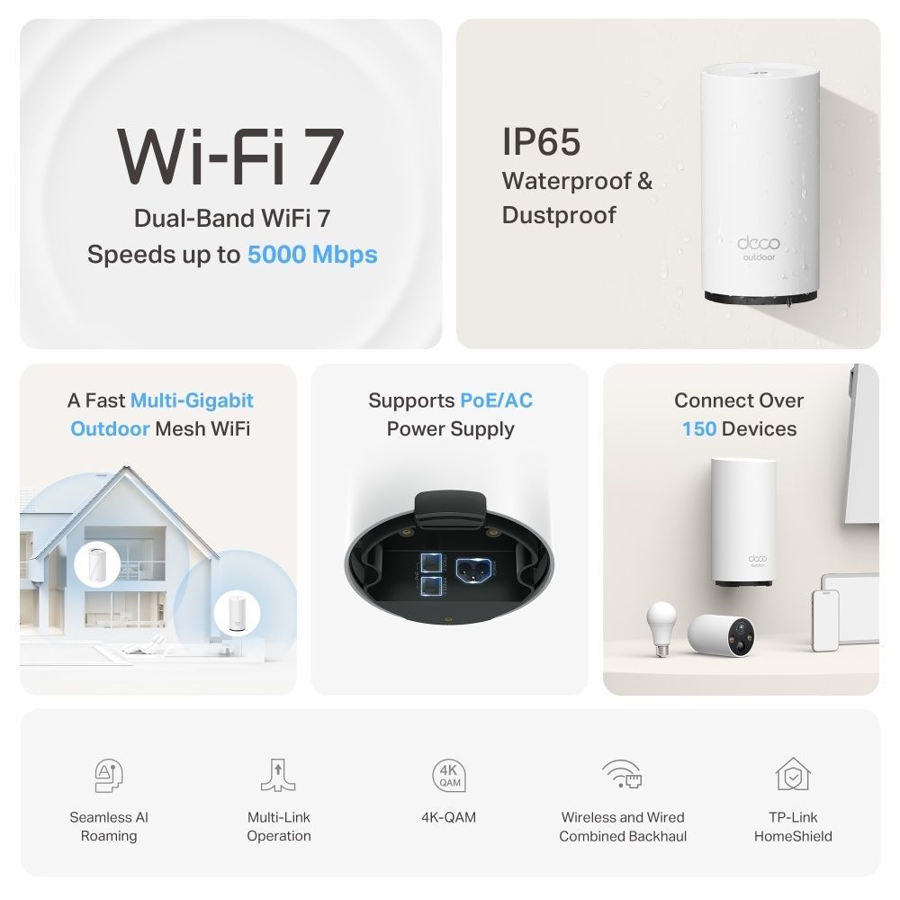 WiFi Mesh-система TP-Link Deco BE25-Outdoor (1-pack) TP-Link купить в Украине