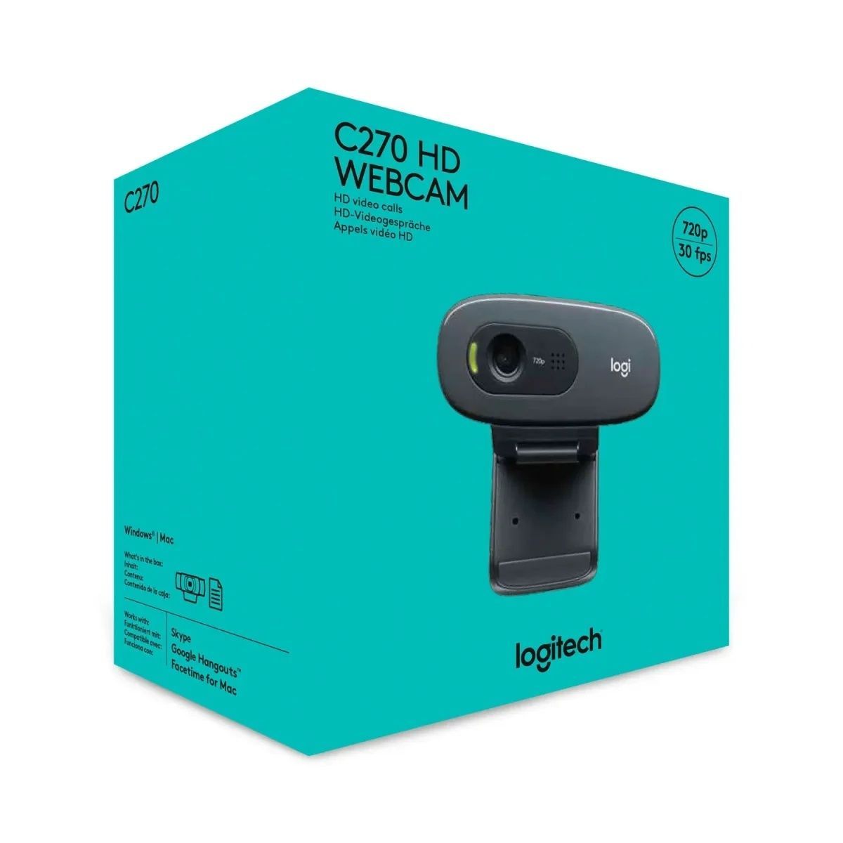 Веб-камера Logitech C270 HD (960-001063) Logitech купити в Україні