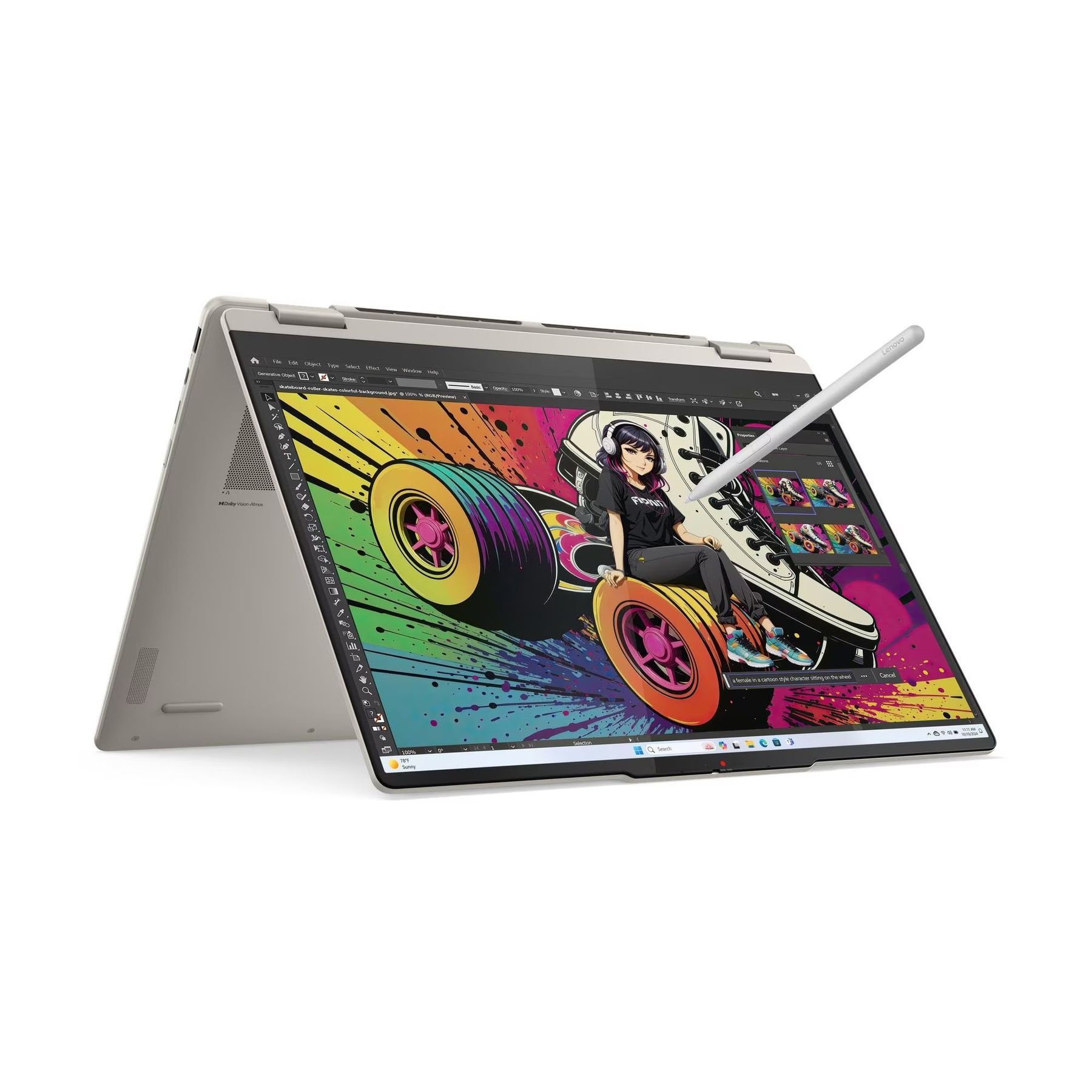 Ноутбук Lenovo Yoga 7 2-in-1 16AKP10 (83JU001MRA) Seashell Lenovo купить в Украине