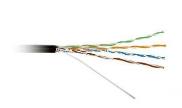 Кабель для зовнішньої прокладки Atcom (20799) Standard FTP, 4*2*0.5мм, ССА, CAT5e, 305м Atcom купить в Украине