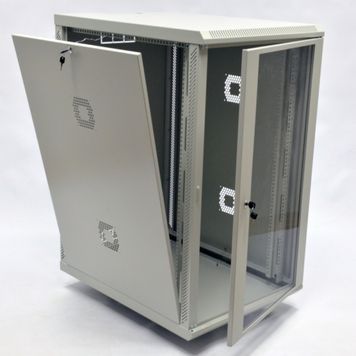 Шафа 21U, 600х600х1040 мм (Ш*Г*В), акрилове скло, сіра CMS купить в Украине