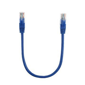 Патч-корд литой RITAR, UTP, RJ45, Cat.5e, 0,3m, синий, Cu (медь) Ritar купить в Украине