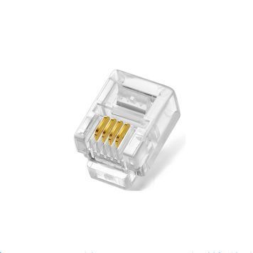 Коннектор RITAR RJ-12 6P4C UTP Cat-3 (100 шт / уп.) Q200 Ritar купить в Украине