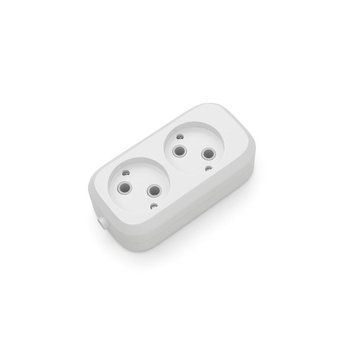 Розетковий блок 2 гнізда Electrum C-SM-1774 Electrum купити в Україні