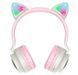 Bluetooth-гарнитура Hoco W27 Cat Ear Grey/Pink (W27GP) HOCO &mdash; фото