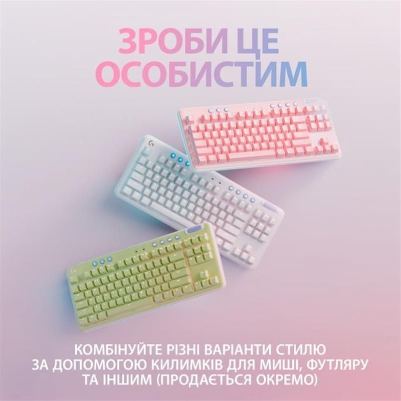 Клавіатура бездротова Logitech G715 Tactile White (920-010465) Logitech купити в Україні