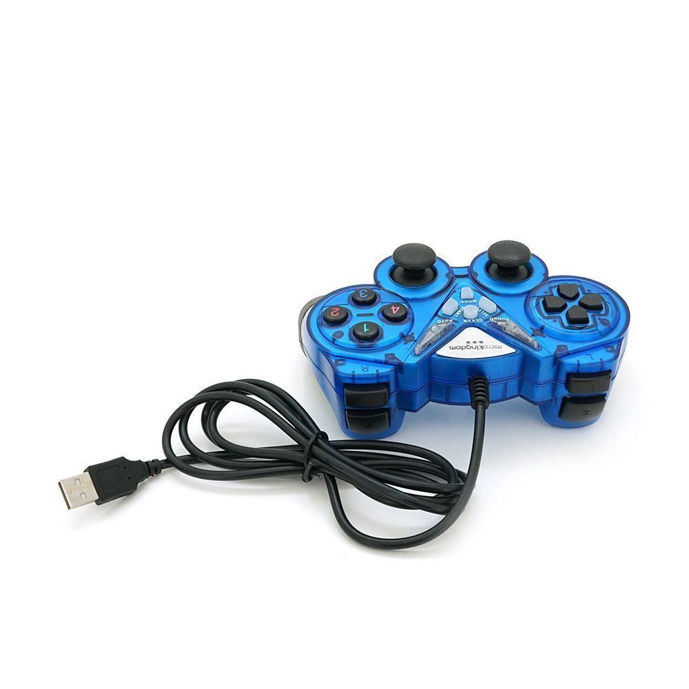 Геймпад Brazzers BR-8600 провідний для ПК, USB 2.0, Double Shock, Blue, Blister Brazzers купити в Україні