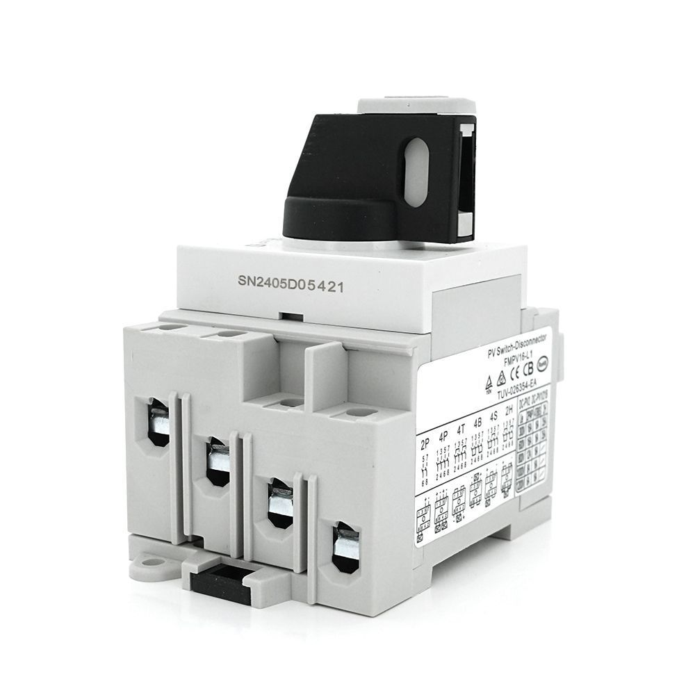 Поворотний вимикач зовнішнього монтажу HGN4-L1-16, DC1000V, 16A, 2P, Grey DEKANG купити в Україні