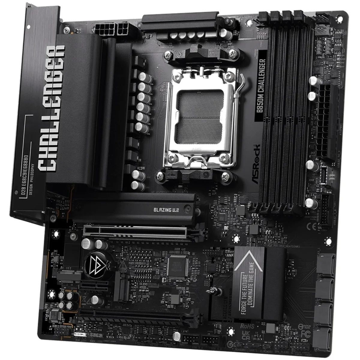 Материнська плата ASRock B850M CHALLENGER (sAM5, AMD B850, DDR5, mATX) ASRock купить в Украине