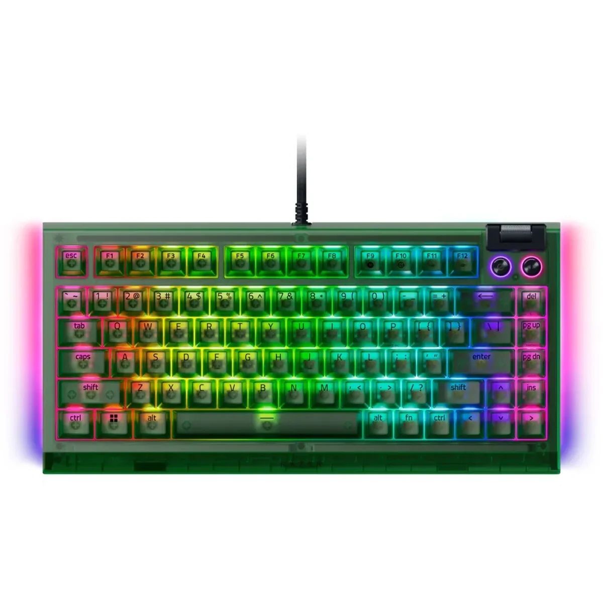 Клавіатура RAZER BlackWidow V4 75%, Phantom Green (RZ03-05003300-R3M1) Razer купити в Україні