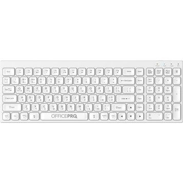 Клавіатура бездротова OfficePro SK985W Bluetooth White OfficePro купити в Україні