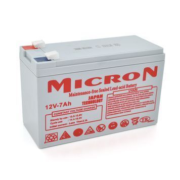 Акумуляторна батарея Micron MCN-12 / 7 12 V 7Ah ( 150 x 65 x 95 (100) ) Gray Q10 Voltronic купити в Україні