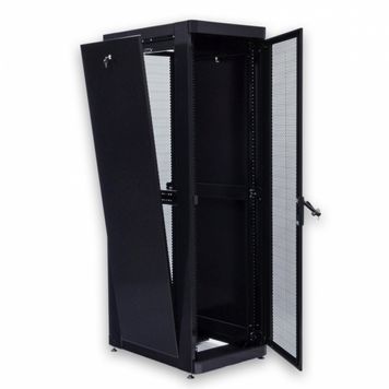 Шафа 19" 42U, 800х865 мм (Ш*Г), посилена, перфоровані двері (66%),чорна Voltronic купить в Украине