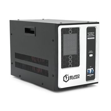 Стабилизатор напряжения релейный Europower EQVR-10КVA LCD, 8000W, AC 100V-260V, 50Hz / 60Hz, aluninum, &le;50dB, 4100x270x330mm, 18kg. Q1 EUROPOWER купить в Украине