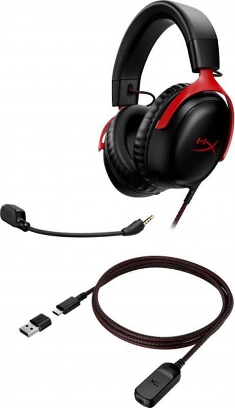 Гарнитура HyperX Cloud III Black/Red (727A9AA) HyperX купить в Украине