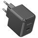 СЗУ 110-240V HOCO CS13A 1xUSB-C, PD20W, Black, Blister HOCO &mdash; фото