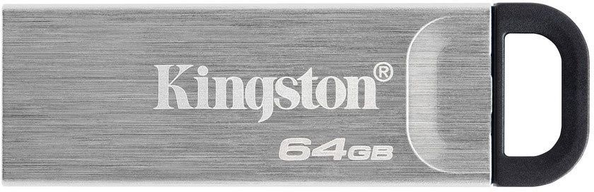 Флеш-накопичувач USB3.2 64GB Kingston DataTraveler Kyson Silver/Black (DTKN/64GB) Kingston купити в Україні