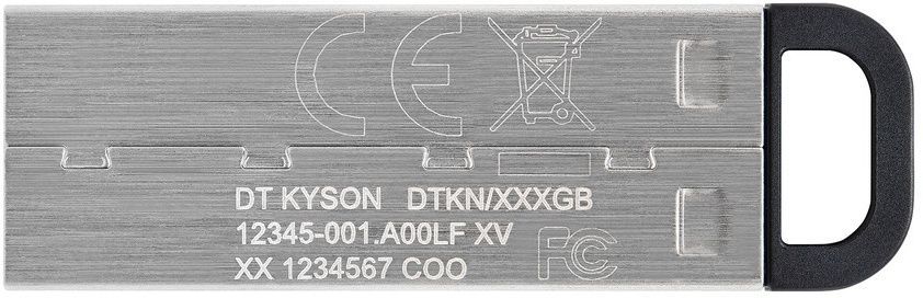 Флеш-накопичувач USB3.2 64GB Kingston DataTraveler Kyson Silver/Black (DTKN/64GB) Kingston купити в Україні