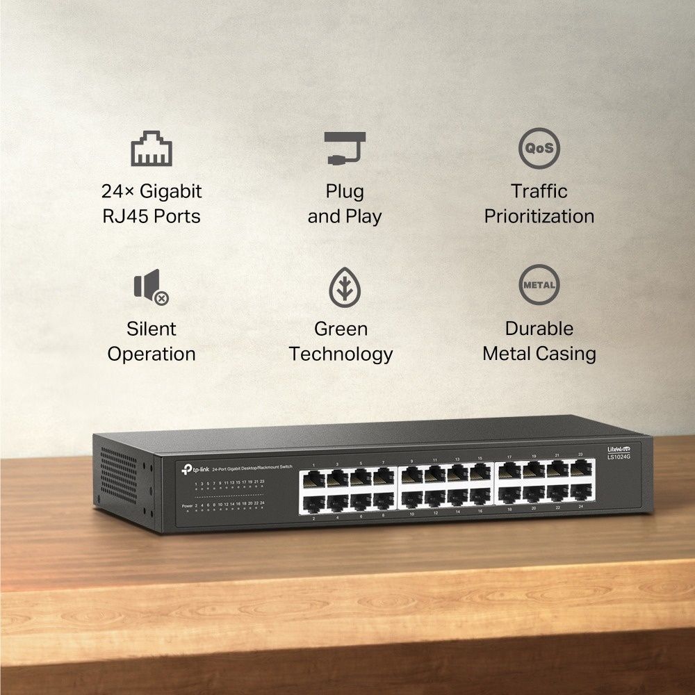Коммутатор TP-Link LS1024G TP-Link купить в Украине
