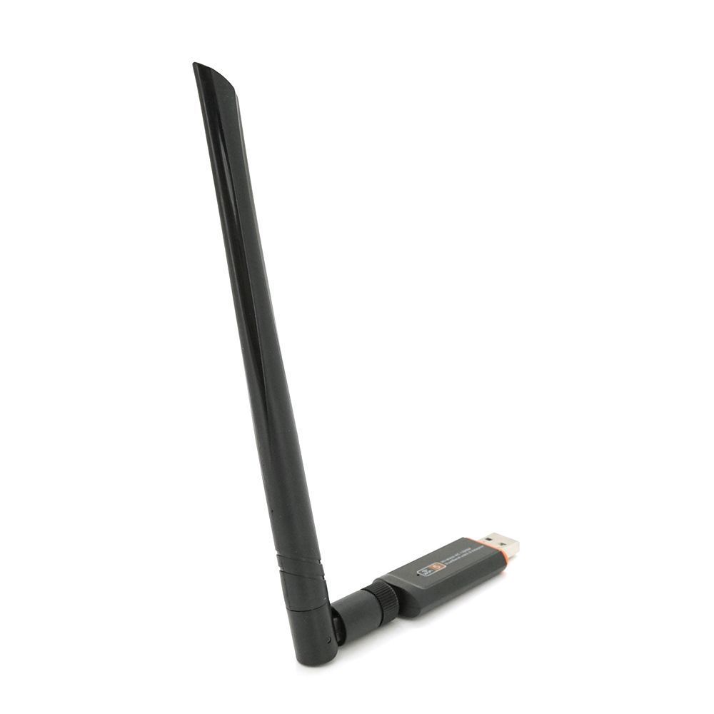 Беспроводной сетевой адаптер Wi-Fi-USB3.0 Merlion LV-UAC13, RTL8812BU, с антенной 20см, 802.11bgn, 1200MB, 2.4 GHz, Blister Q20 MERLION купить в Украине