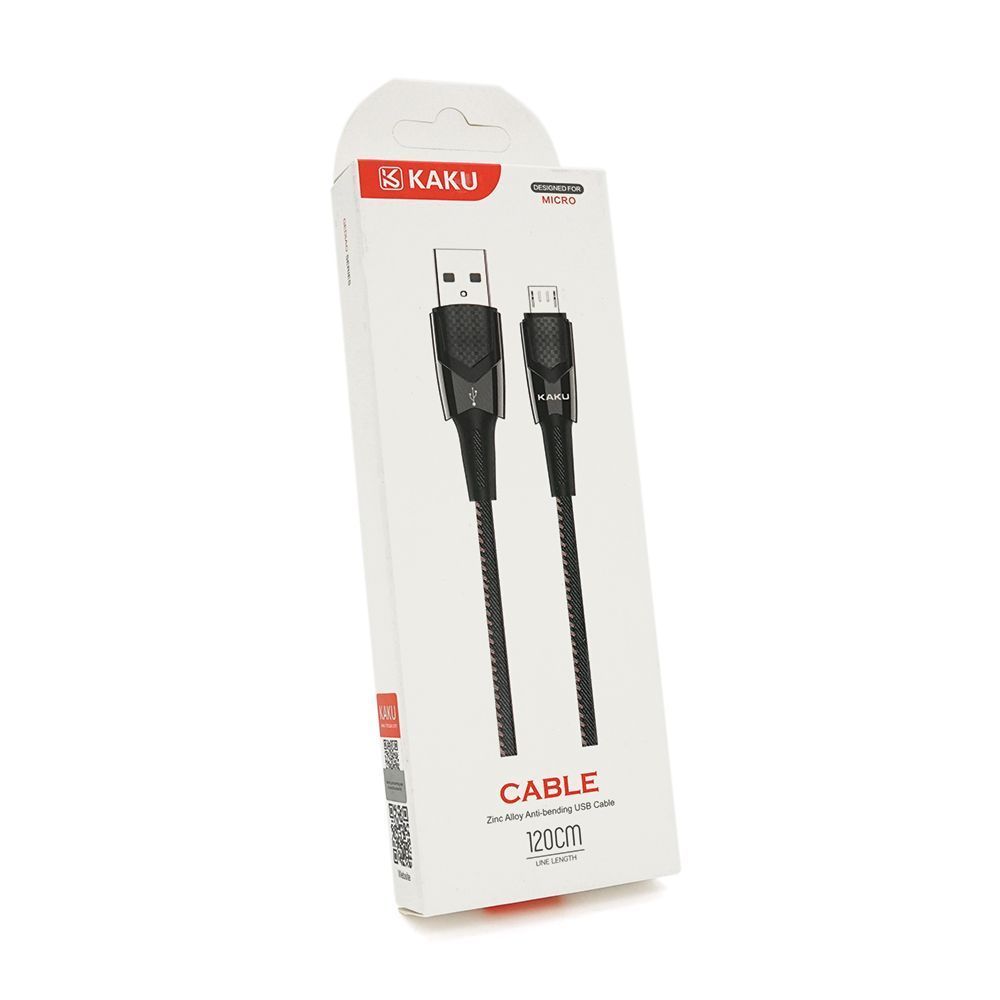 Кабель iKAKU KSC-192 GEDIAO zinc alloy charging data cable series for micro, Black, длина 1,2м, 3,2А, BOX iKAKU купить в Украине