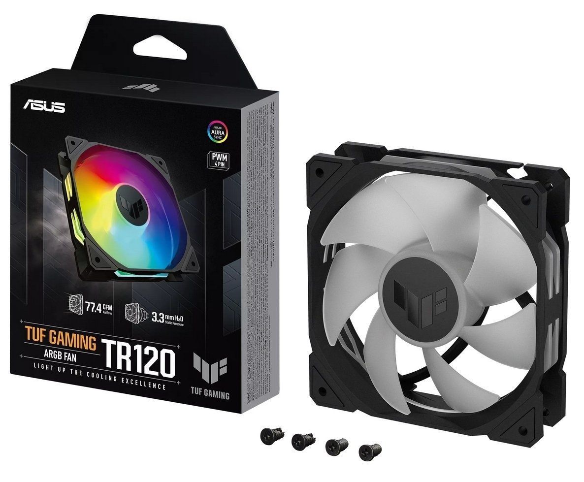 Вентилятор Asus TUF Gaming TR120 ARGB Black (90DA0090-B09000) Asus купити в Україні