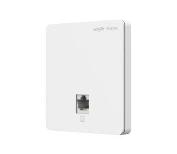 Настінна дводіапазонна точка доступу Ruijie Reyee RG-RAP1200(F),1 Ethernet 100 Мбіт / с + 1 PoE 100 Мбіт / с, 86х86х29.3 мм Ruijie Reyee купити в Україні