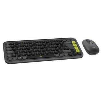 Комплект клавіатура та мишка Logitech POP Icon Combo Bluetooth UA Graphite (920-013156) Logitech купити в Україні