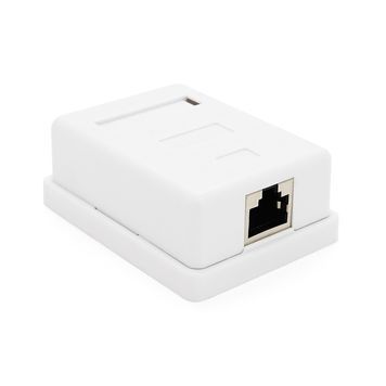 Розетка RITAR FTP 8P8C RJ45 1 порт Cat-6, накладная белая Q500 Ritar купить в Украине