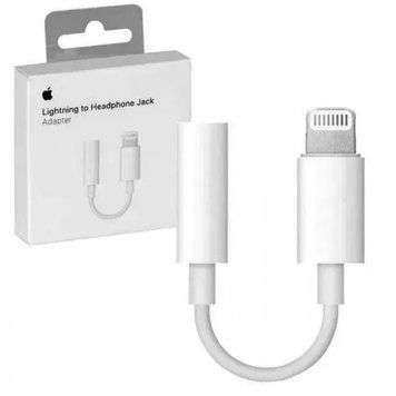 Аудио-кабель Apple Lightning - 3.5 мм (M/F), White (190198001795) NoName купить в Украине