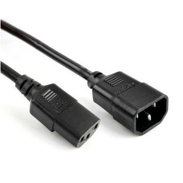 Силовой кабель PC-Monitor (перемычка) 0,75мм IEC C13-C14, 1,8 м. Atcom купить в Украине