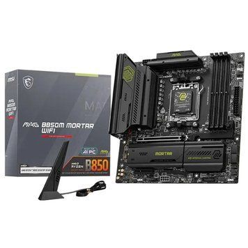 Материнська плата MSI MAG B850M MORTAR WIFI (sAM5, AMD B850, DDR5, mATX) MSI купити в Україні
