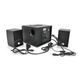 Колонки 2.1 Kisonli TM-8000A, для ПК і ноутбука, живлення 220V + jack 3.5mm, 5W+2x3W, 20Hz- 20KHz, з сабвуфером, bluetooth, Black, BOX, Q12 KISONLI &mdash; фото