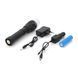 Фонарь ручной Watton WT-282, 1LED CREE Q5, 3W, 2 режима, ZOOM,18650 / ААА / 1300mah, Black, IP40, СЗУ+АЗУ, 190х45х30мм, BOX Watton &mdash; фото