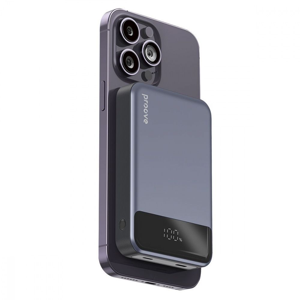 Універсальна мобільна батарея Proove Hoodman Magnetic 20W 10000mAh Gray (PBH120010003) Proove купити в Україні