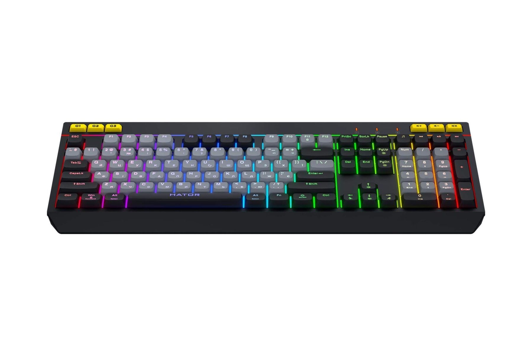 Клавіатура Hator Icefall Black (HTK401UA) Hator купити в Україні