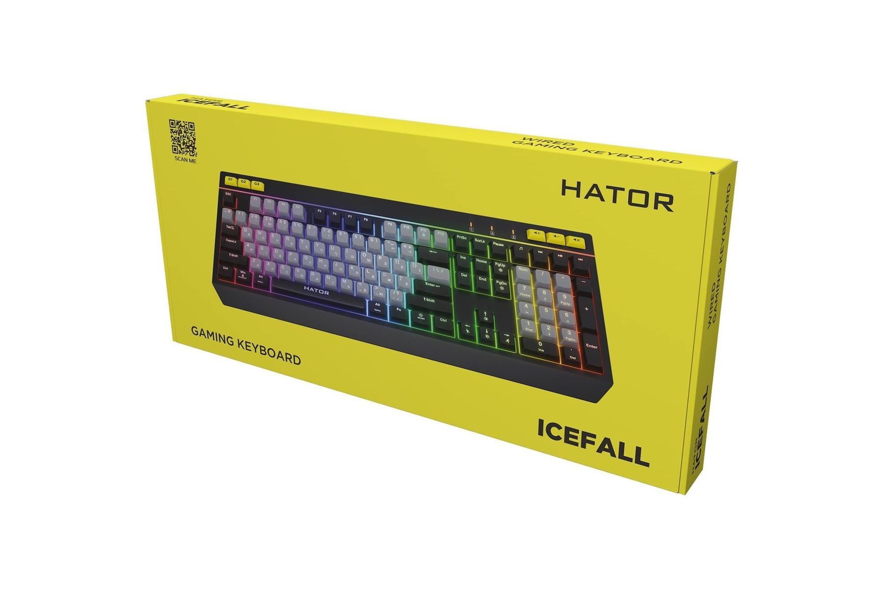Клавіатура Hator Icefall Black (HTK401UA) Hator купити в Україні