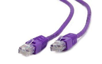 Патч-корд UTP Cablexpert (PP12-0.5M/V) літий, 50u "штекер із засувкою, 0.5 м, фіолетовий Cablexpert купити в Україні