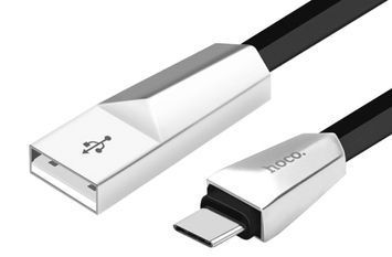 Кабель Hoco X4, Type-C-USB, 2.4A, Black, длина 1.20м, BOX HOCO купить в Украине