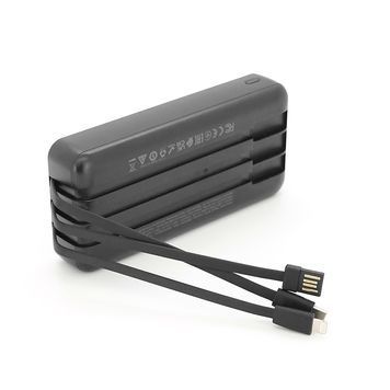 Power bank Borofone BJ79A 20000mAh, 10W, 2*USB, Black, 460g, Box Borofone купити в Україні