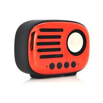Колонка A4 Bluetooth 4.1 до 10m, 1х5W, 4&Omega;, 600mAh, &ge;90dB, TF card / USB, DC 5V, Red Voltronic купить в Украине