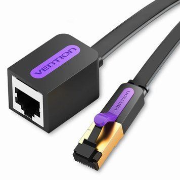 Патч-корд Vention CAT7 FTP Ethernet, 1 m, Black (ICBBF) Vention купить в Украине