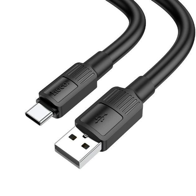 Кабель Hoco X84, Type-C-USB, 2.4A, Black, длина 1м, BOX HOCO купить в Украине
