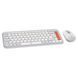 Комплект клавіатура та мишка Logitech POP Icon Combo Bluetooth UA Off-White (920-013141) Logitech &mdash; фото