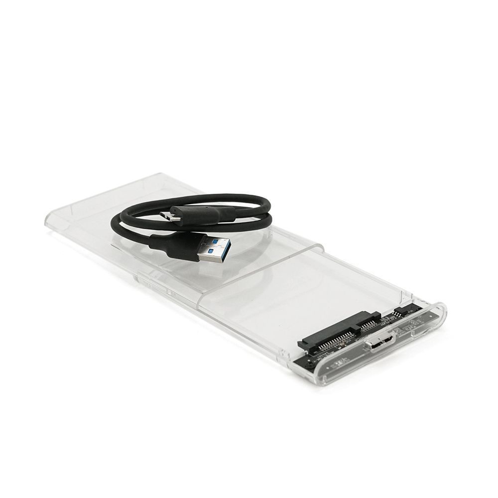 Карман ShuoLe U25E30, 2,5"прозрачный корпус,интерфейс USB3.0 SATA, transparent Voltronic купить в Украине