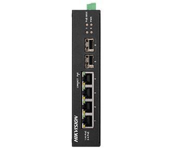 4-портовый неуправляемый POE коммутатор Hikvision DS-3T0506HP-E / HS, 4&times;1000 Мбит / с RJ45 (1 Hi-PoE) + 2&times;1000 Мбит / с SFP Hikvision купить в Украине